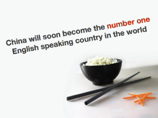 China will soon become the number one English speaking country in the world