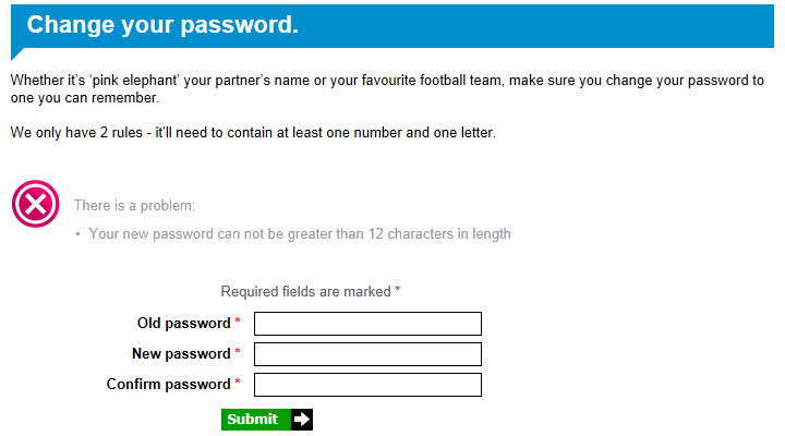 Maximum Password Length
