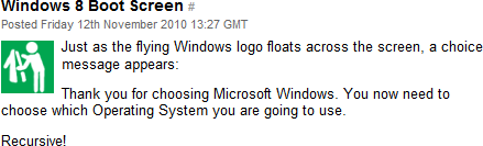 Windows 8 OS Choice